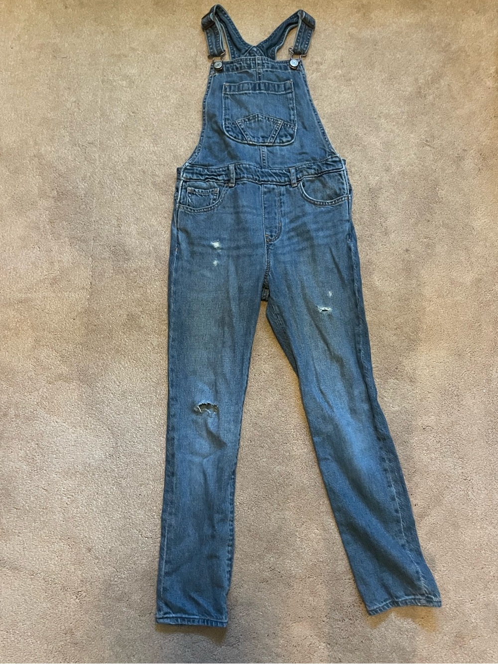 GAP Light Blue Denim Overalls with Bib